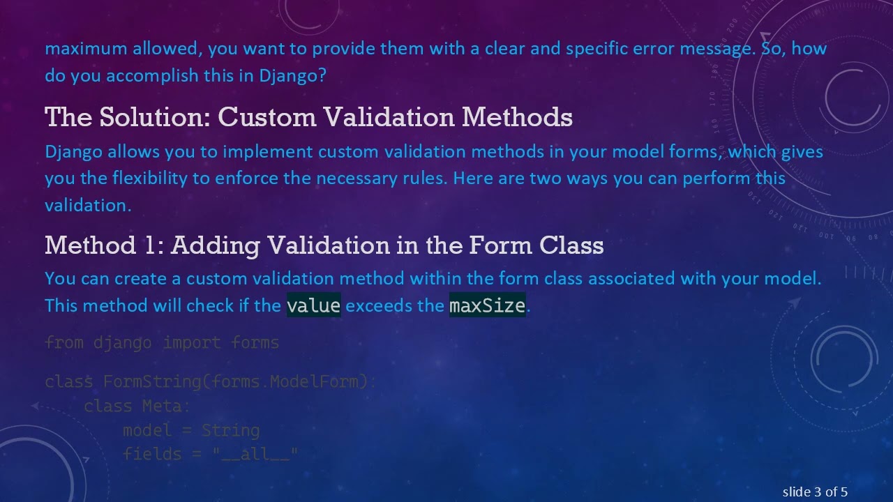 How to Validate One Field by Another in Django Models