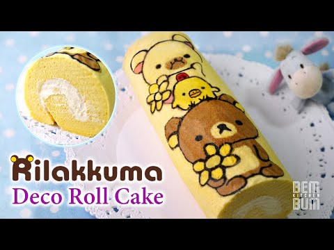 How to Make Rilakkuma Deco Roll Cake!