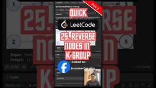 [Part 2] Reverse Nodes in k-Group - Leetcode 25 - Javascript (Quick)
