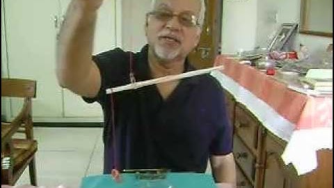 Upthrust of water with straw lever balance: An experiment by Lalit Kishore