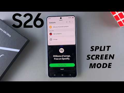 How To Use Split Screen On Samsung Galaxy S26/S26 Ultra
