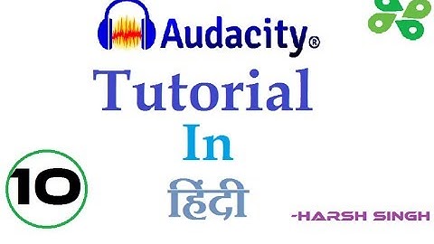Audacity Tutorial Part-10 Final Saving