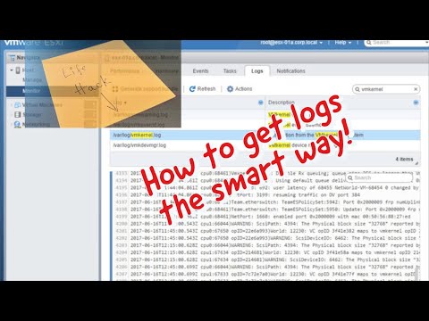 How to get VMware logs the “smart way”