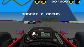 Winning Run (Namco 1988)  Attract Mode 60fps