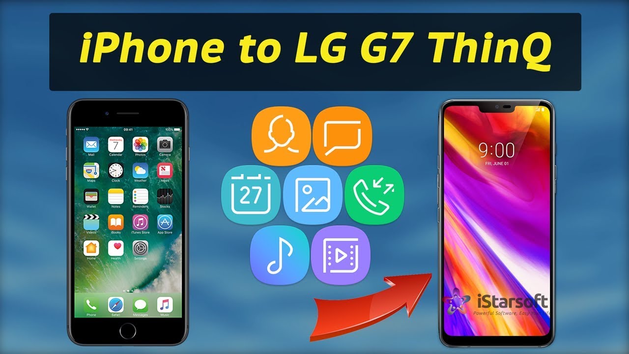 How to Transfer Data from iPhone to LG G7 ThinQ YouTube