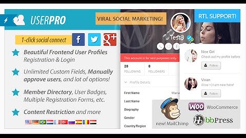 Twitter API integration in UserPro WP Plugin