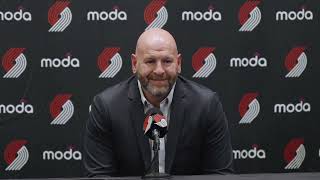 Joe Cronin End of Season Interview | 2023-2024 | Portland Trail Blazers