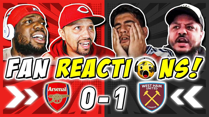 ARSENAL FANS DEVASTATED 😫 REACTION TO ARSENAL 0-1 WEST HAM | PREMIER LEAGUE FAN REACTIONS