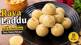 Rava Laddu Recipe | Soft & Delicious Suji Laddu | Easy Sweet Recipe at Home | Hiinno  screenshot 3
