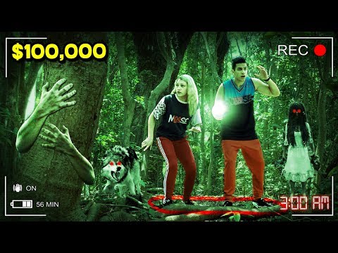 LAST TO LEAVE THE HAUNTED FOREST WINS $100,000!