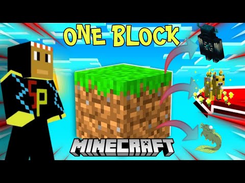 First Day In Minecraft ONE BLOCK| New Series | Episode 1 - YouTube
