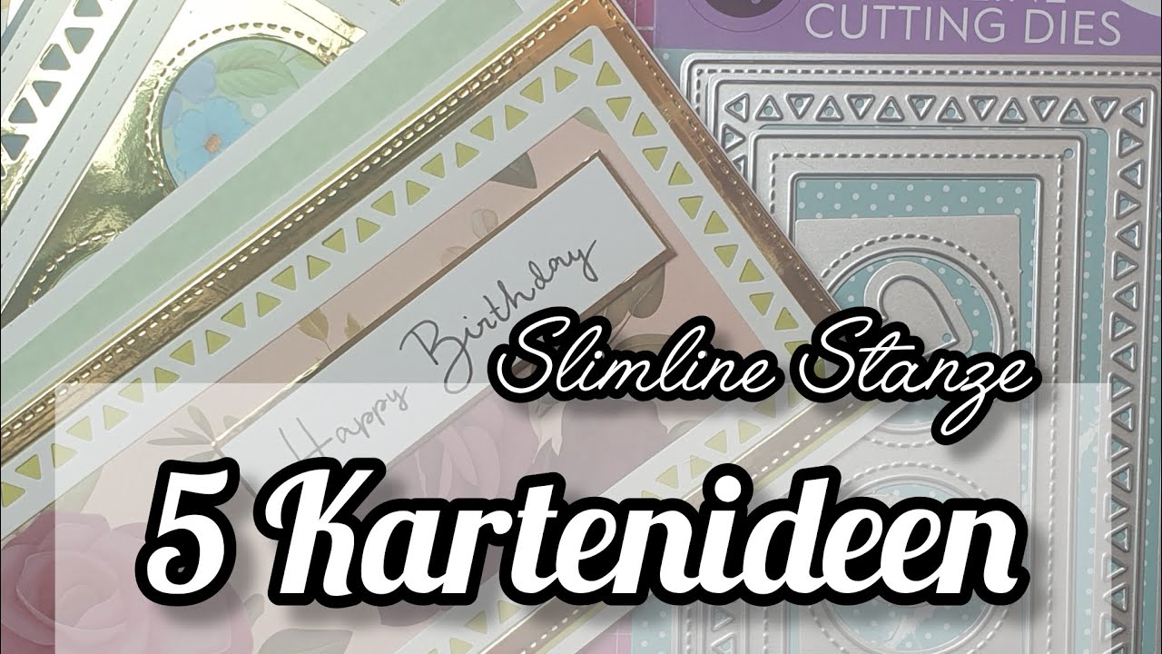 5 Karten aus einer Actionstanze*30×15 Actionblock* interaktiv* Besondere Karten basteln