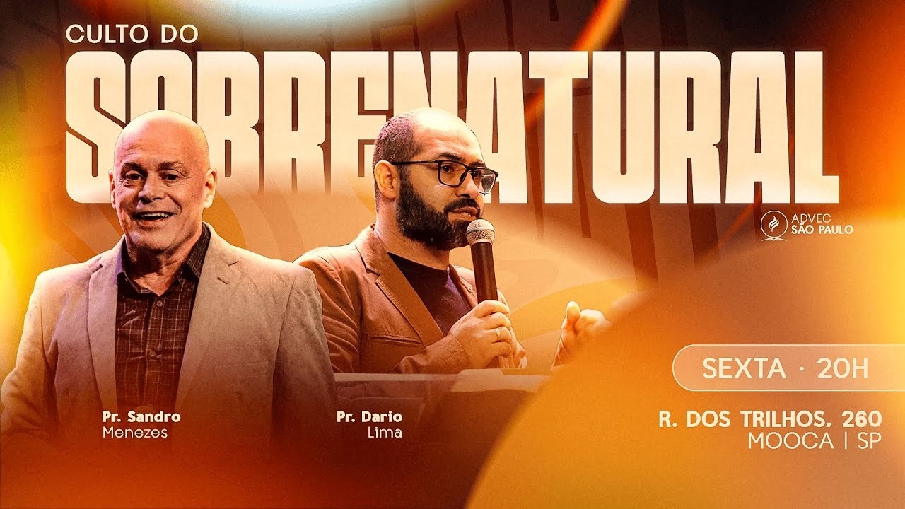 CULTO DO SOBRENATURAL |  PR. SANDRO MENEZES & DARIO LIMA 06/03/2026