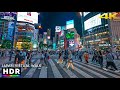 Japan - Tokyo Shibuya night walk • 4K HDR