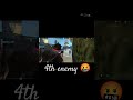 4th enemy se 🫡  marne ka marne ka dukh #freefireindia #freefireindiacoming #battleroyalegame #free