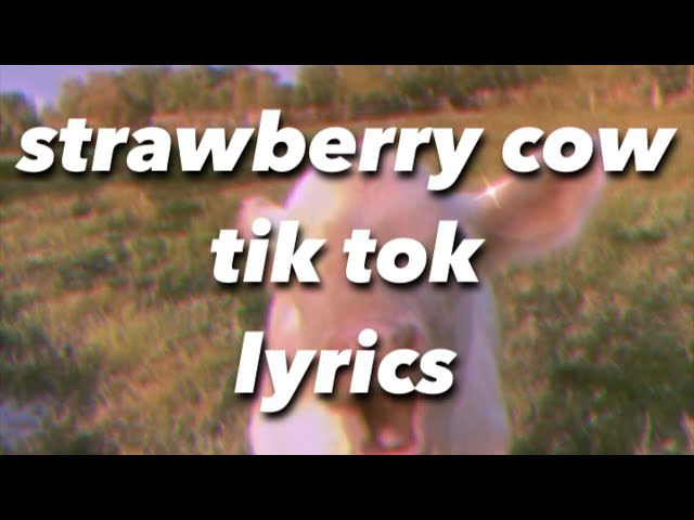 Strawberry Cow Look At You Strawberry Cow You Make Me Go Wow Tik Tok Lyrics Chords Chordify - aesthetic tune roblox id roblox music codes in 2020 roblox songs tune