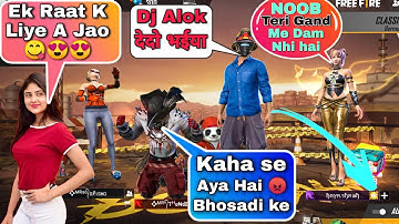 GrandMaster Girl call me Noob😤 आजा 1 vs 4 में !! 😂