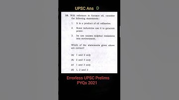 Part 84 : Errorless UPSC CSE Prelims 2021 PYQs in Maxview // Environment and Ecology #upscsimplified