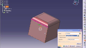 Catia V5 study step by step 105-Draft Reflect Line.avi