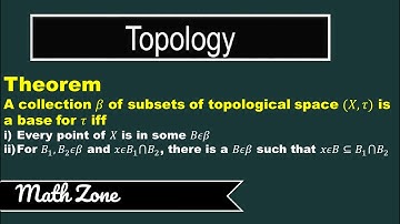 Theorem Related to Open Base in a Topology