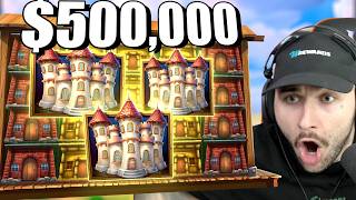 I PRINTED HALF A MILLION ON GREEDYWOLF!! (MAX BETS)