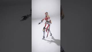 Female Knight with Sword and Armor - AI Rigged 3D Character