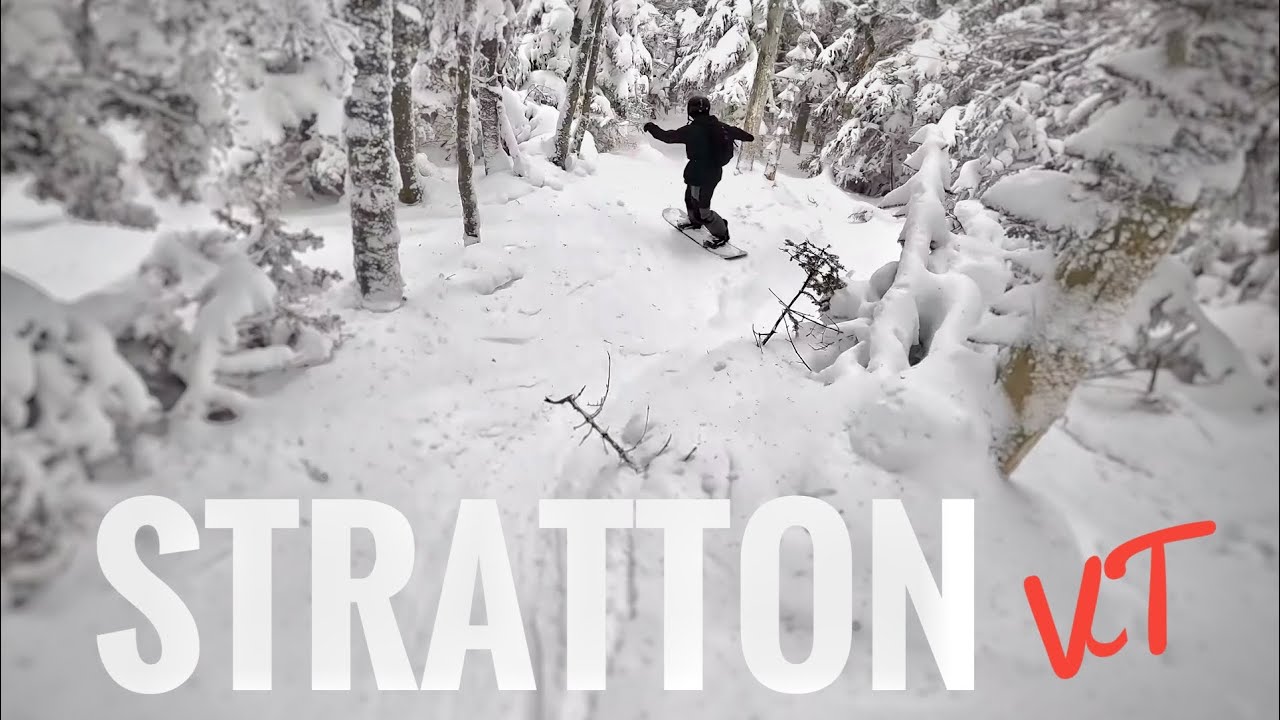 Full Day Snowboarding and Exploring Stratton, Vermont - First Taste of Fresh Snow 2024/25 Season