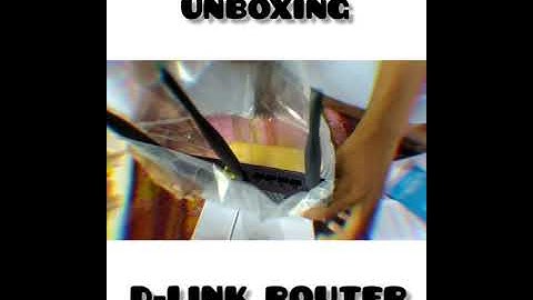 D-LINK ROUTER UNBOXING ❤️