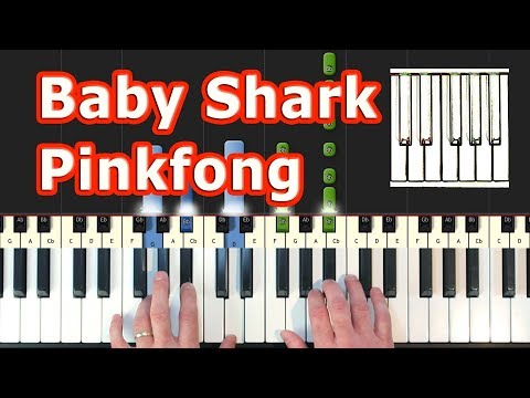 baby-shark-song---piano-tutorial-easy---pinkfong---how-to-play-(synthesia)