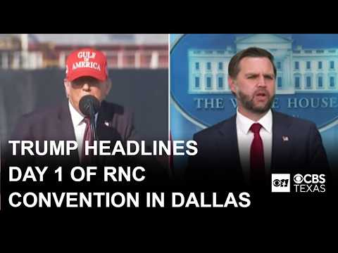 President Trump to headline day 1 as Republican midterm convention begins in Dallas