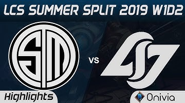 TSM vs CLG Highlights LCS Summer 2019 W1D2 Team Solo Mid vs Counter Logic Gaming LCS Highlights by O