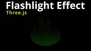 25c Flashlight effect three.js