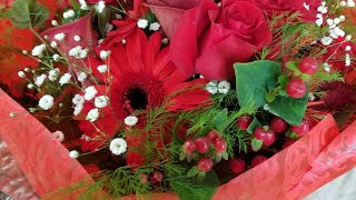 地球の裏側からの贈り物❗還暦の花束