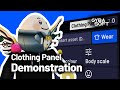 Clothing Panel demonstration | Gybasoft
