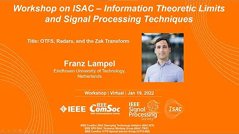 [ISAC Workshop: Information Theoretic Limits and Signal Processing Technique -5] Franz Lampel