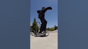 RYAN CHAPMAN BS NOSESLIDE + BS KGRIND 8 STAIR RAIL #shorts #LETSGO