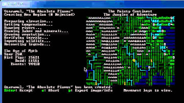 How To Get Started with Dwarf Fortress - part 2 - Creating A New World