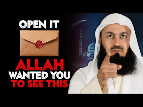 If You Are Seeing This Allah Wants You To Hear It A Message Meant For You Mufti Menk