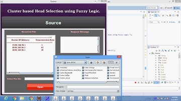 Cluster Based Head Selection Using Fuzzy Logic in Java