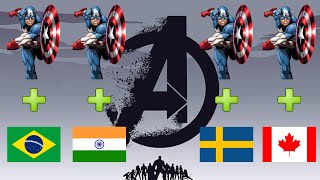 Captain America - All Country Versions PART - 1