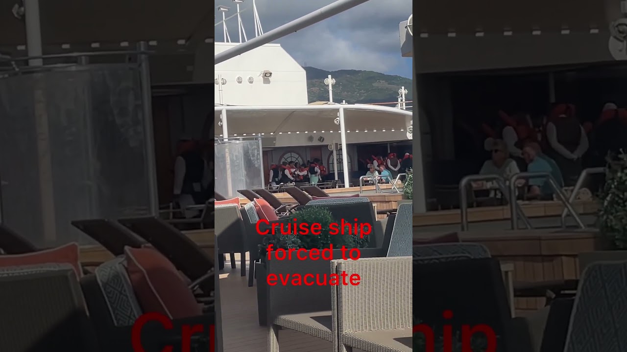 Cruise ship evacuation 