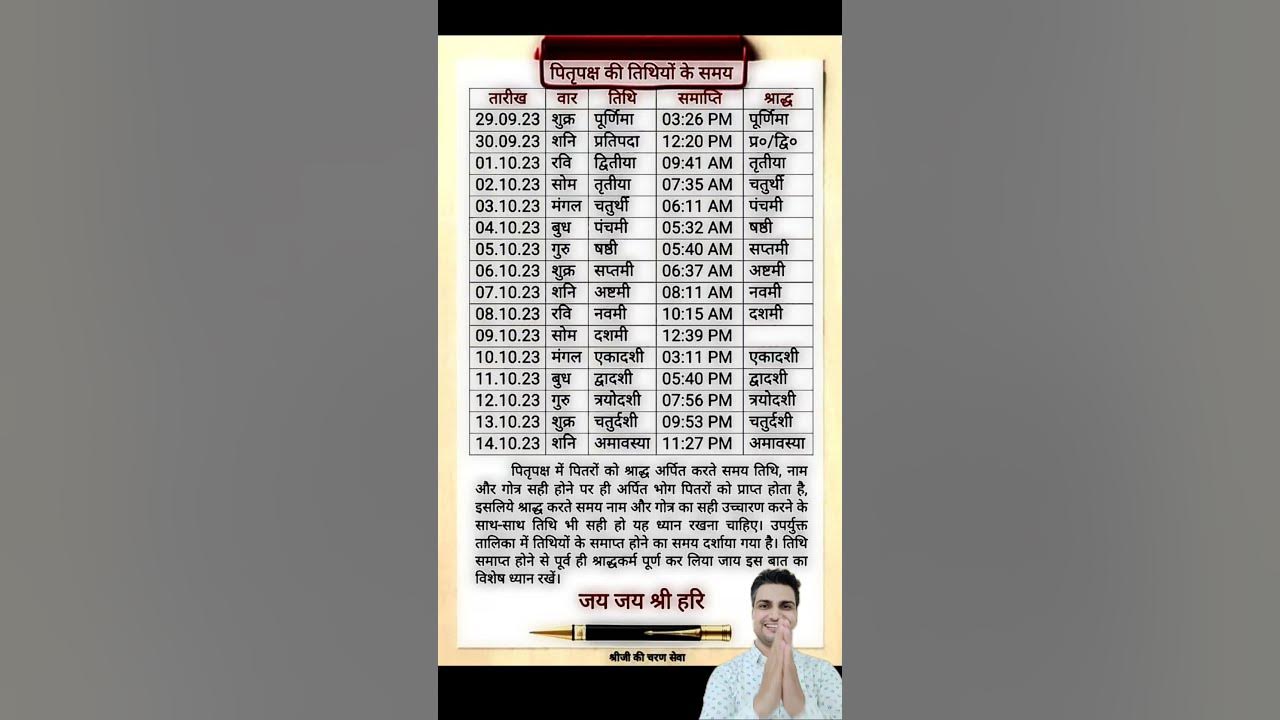 pitra Shradh 2023 shradh srad pitru Paksha amavasya pitru paksha 2023 start date and
