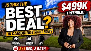 Cambridge Deal! $499K Freehold Townhome?!
