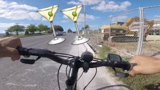 RIDING MY BICYCLE TO A BIRTHDAY DINNER!