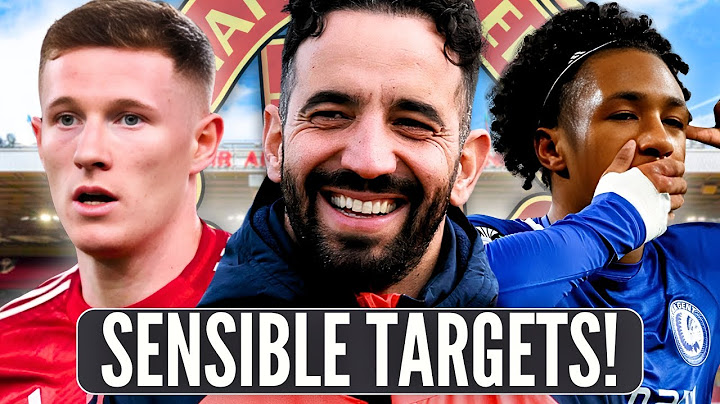 5 SENSIBLE Transfer Targets For Ruben Amorim!