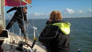 Famous Gull Sigma 33 OOD Spi training Feb 16, 2014