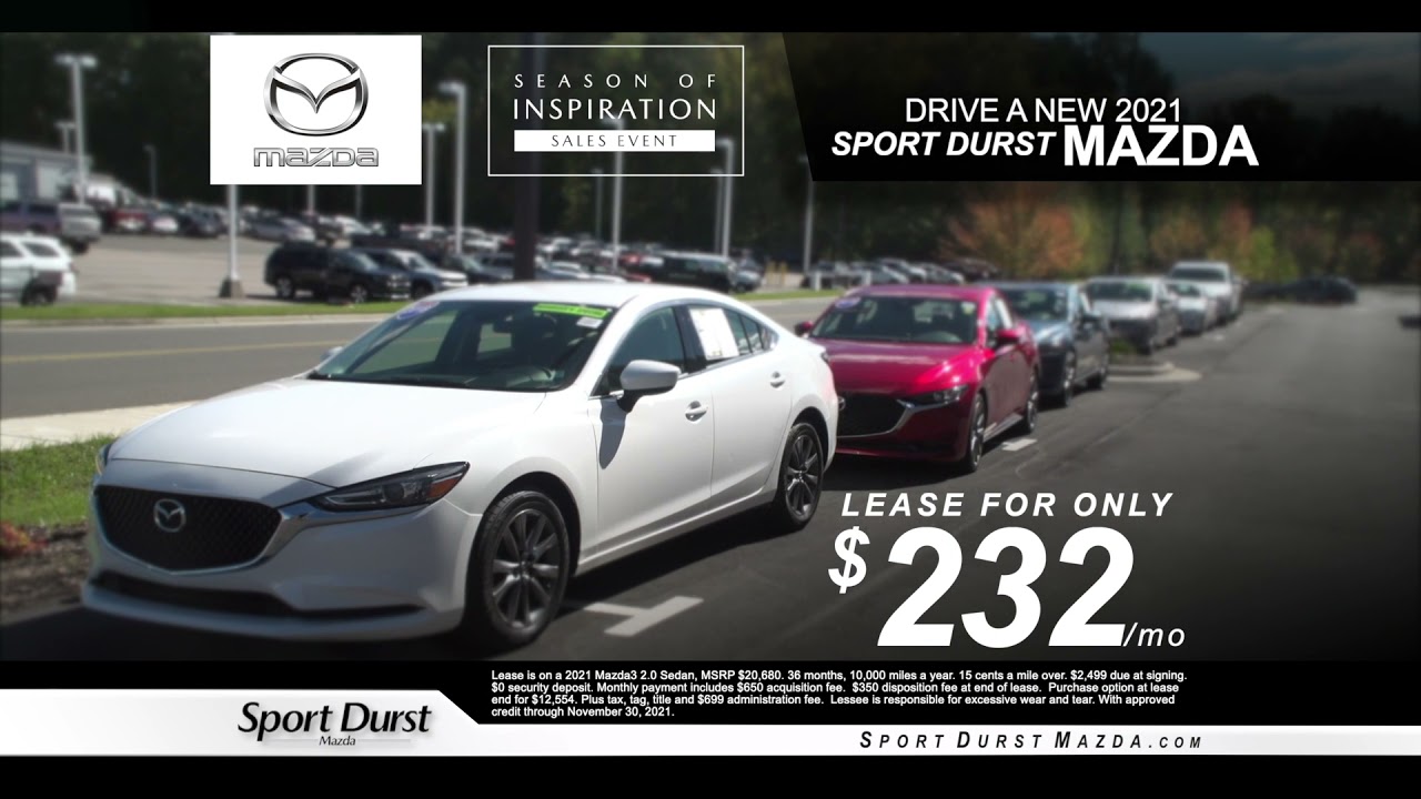Sport Durst Mazda Durham November 2021 Specials YouTube