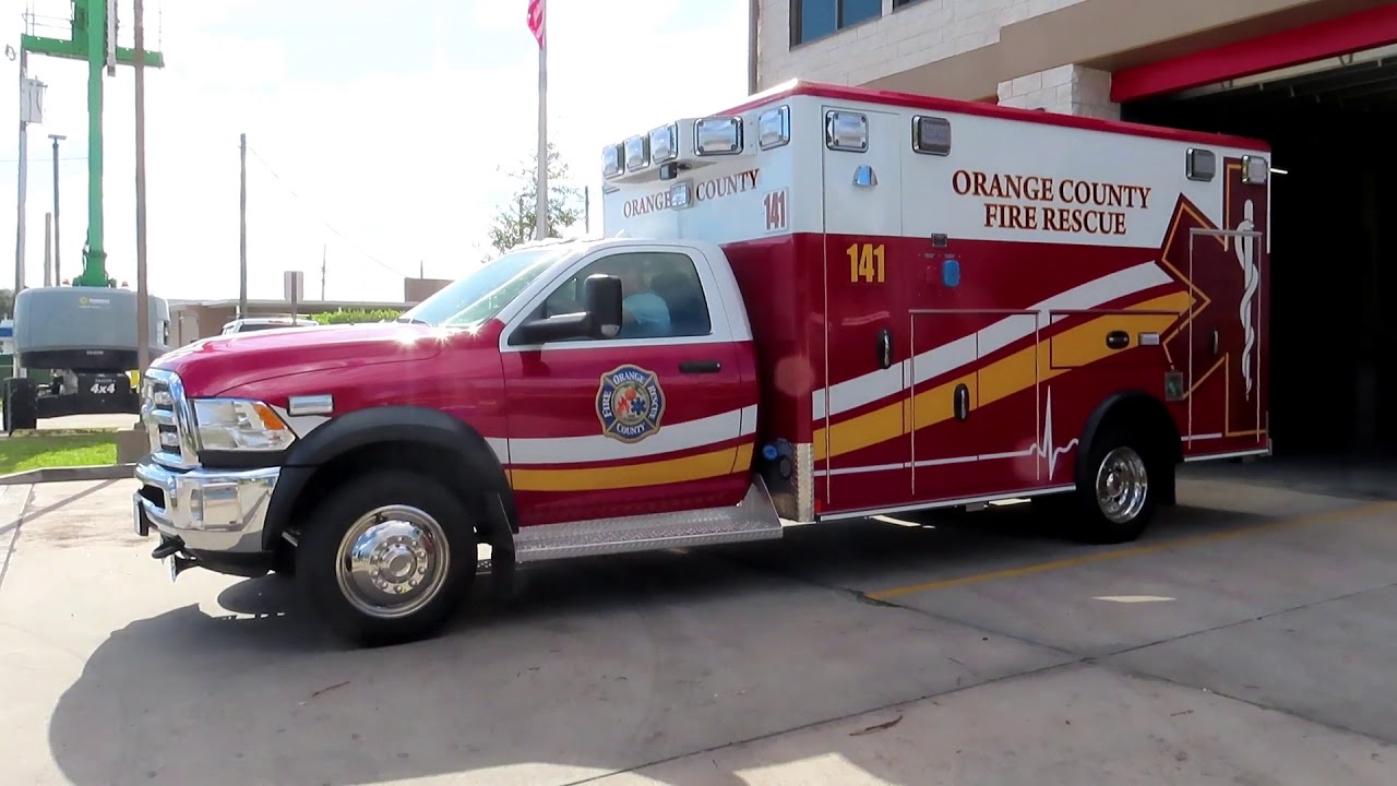 Orange County Fire Rescue Ambulance