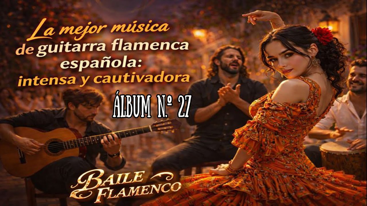 Las mejores piezas para guitarra flamenco N.°27 | Melodías relajantes ardiente del flamenco español