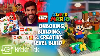 New LEGO Super Mario Set Unboxing, Review & Creative Level Building | 2020 Set Range Reveal Part II